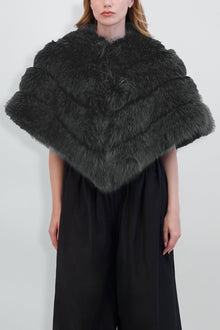 Etochs | Fur-Free Fox Cape | Gray