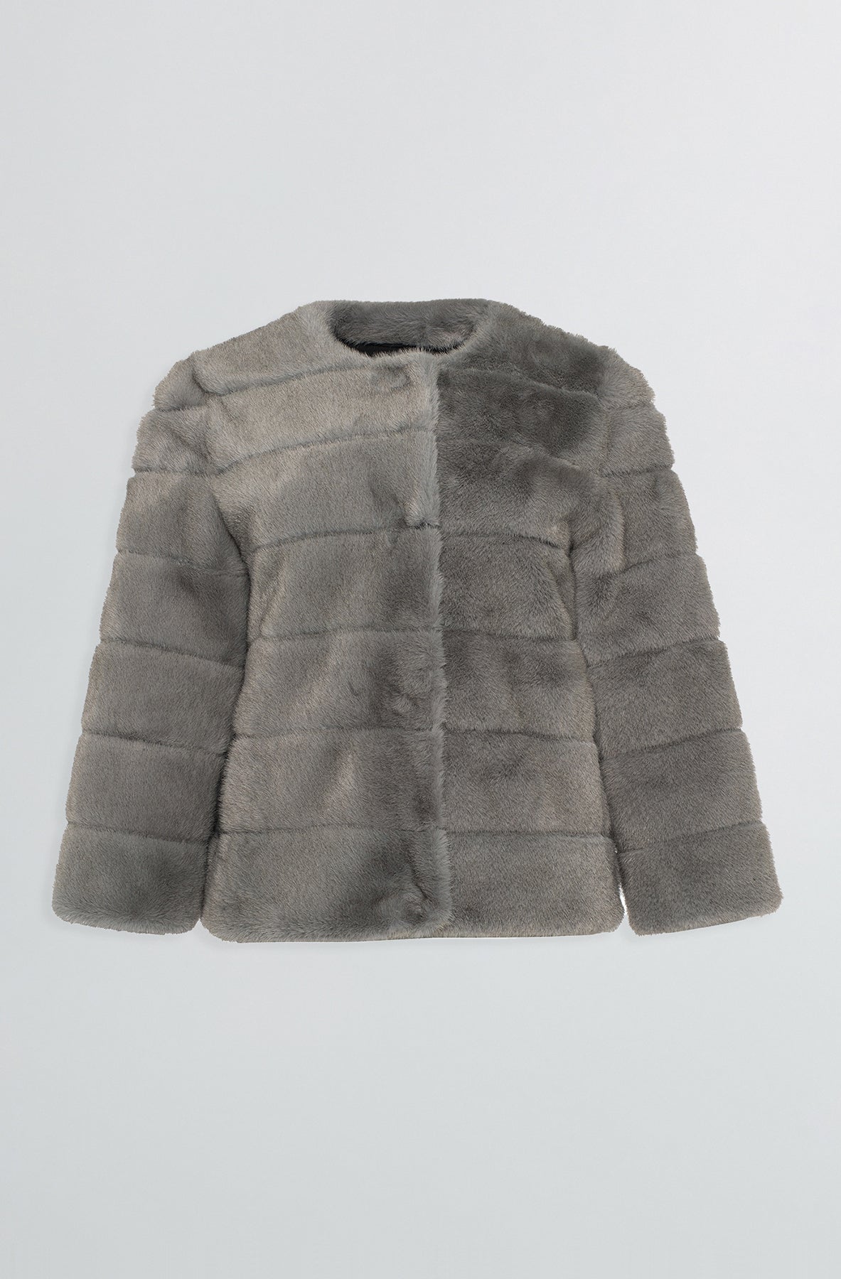 Etochs | Fur-Free Mink Jacket | Dark Grey