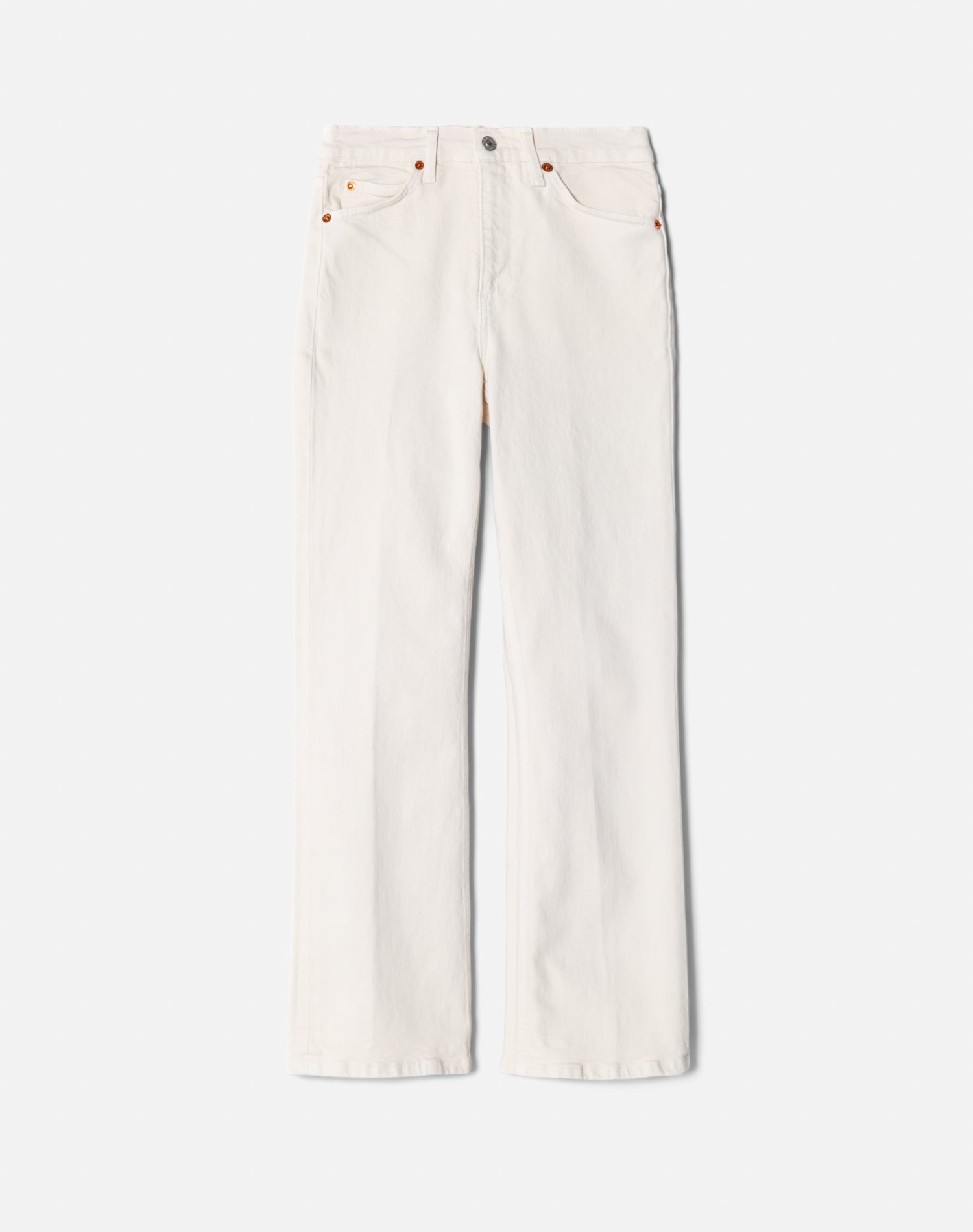 Womens | 70s Comfort Stretch Crop Boot | White
