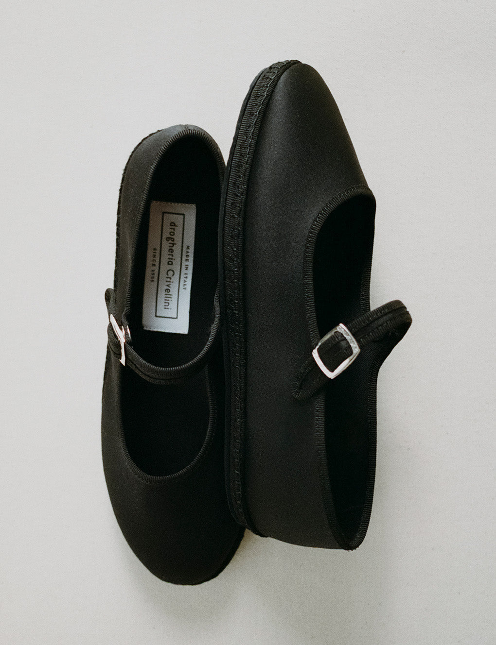Womens | Drogheria Crivellini For Attersee - The Satin Mary Janes | Black