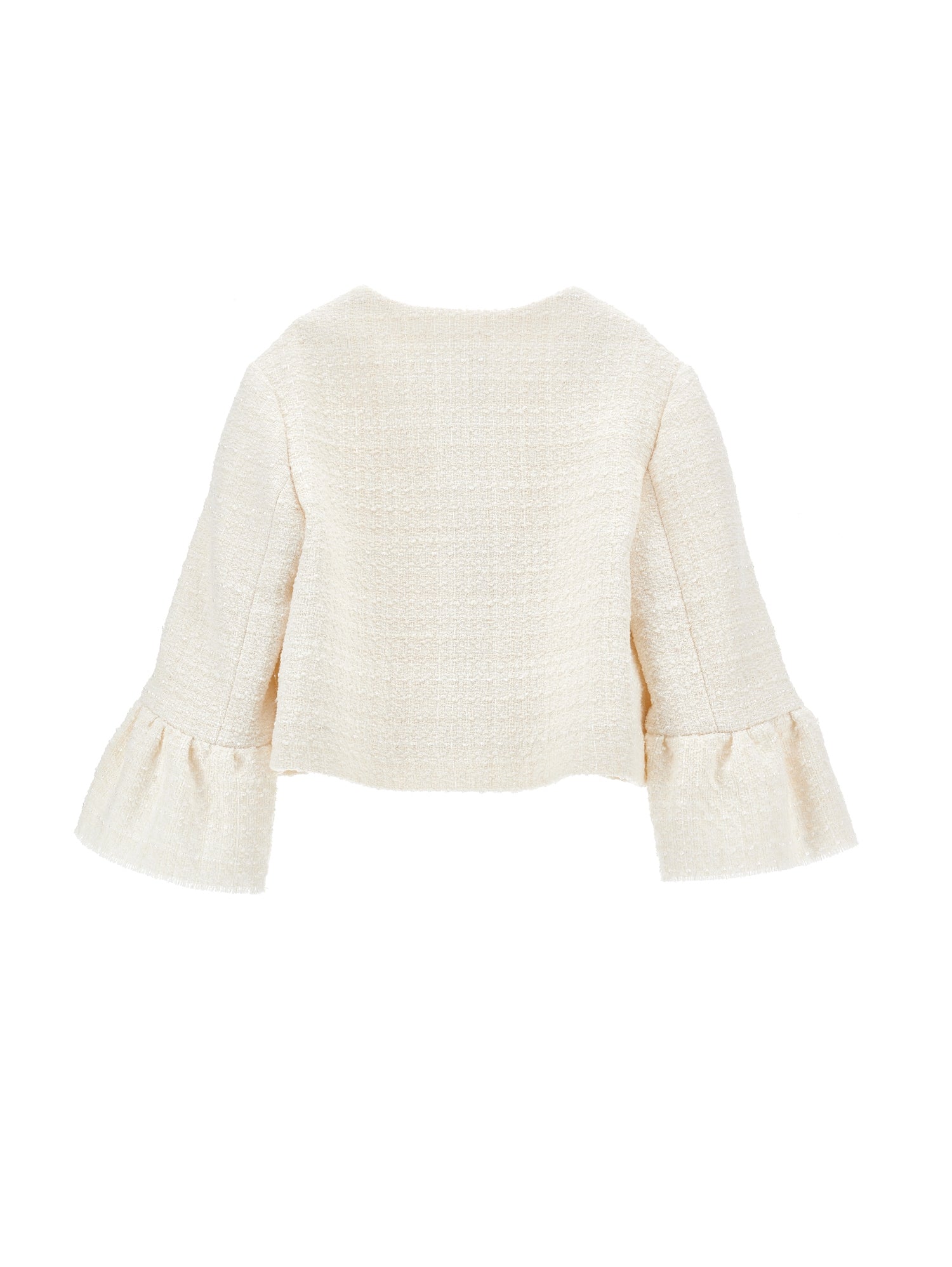 Girls | Mélange Boucle Jacket | Cream