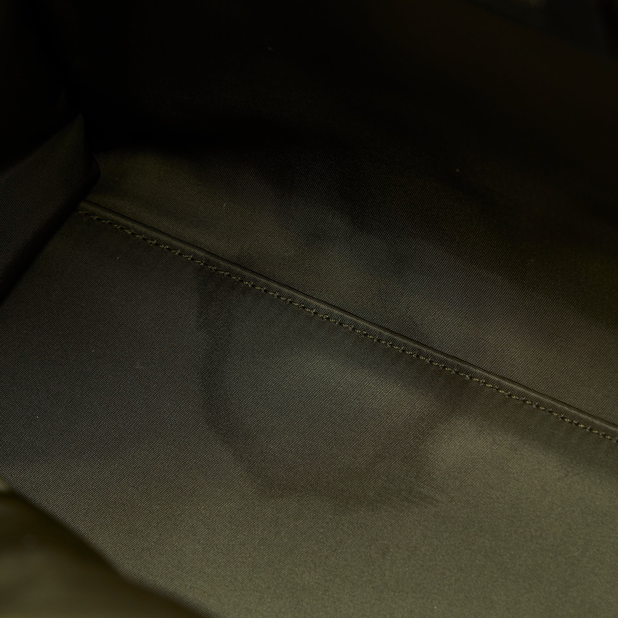 Fendi | Pre-Owned Medium Zucca Sunshine Shopper Canvas Tote | Green/Dark Green