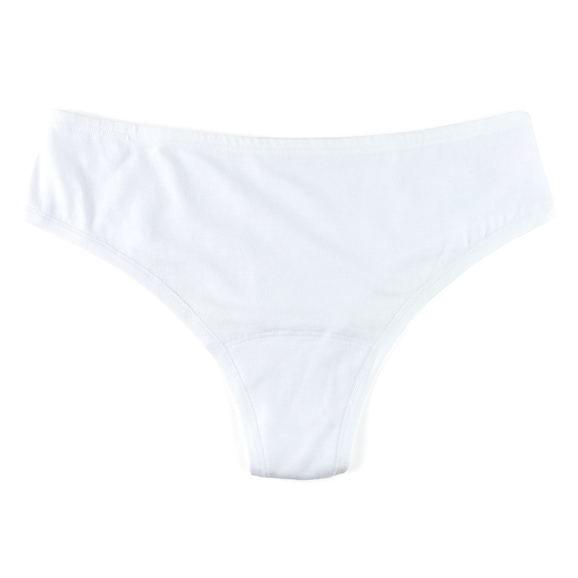 Play Stretch Natural Rise Thong | White