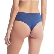 Playstretch Hi-Rise Thong | Bateau Blue