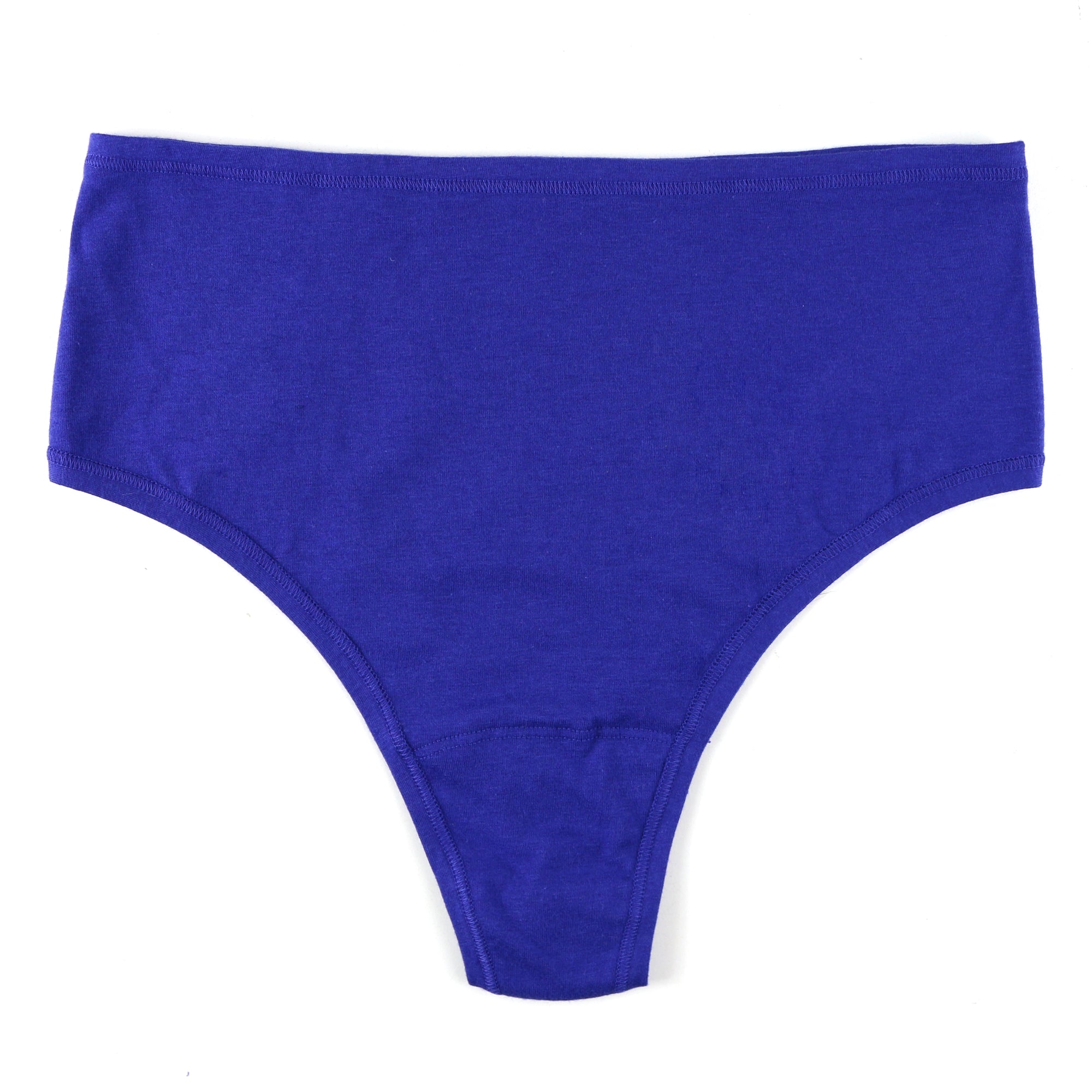 Playstretch Hi-Rise Thong | Lapis Blue