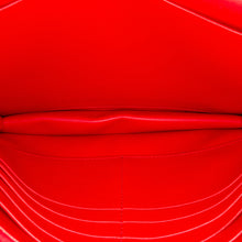 Celine | Pre-Owned Leather Frame Wallet on Chain | Red