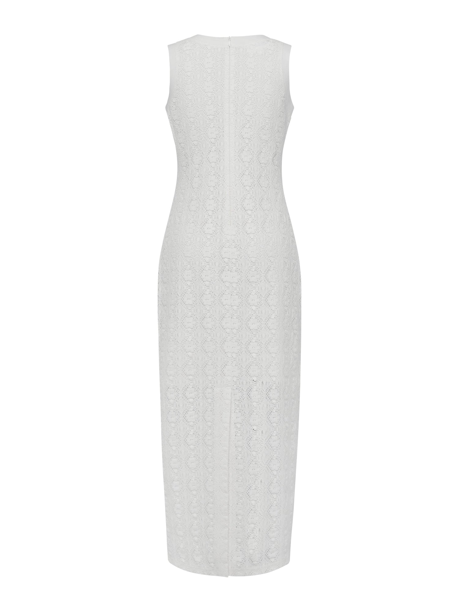 Sleeveless Dress | White