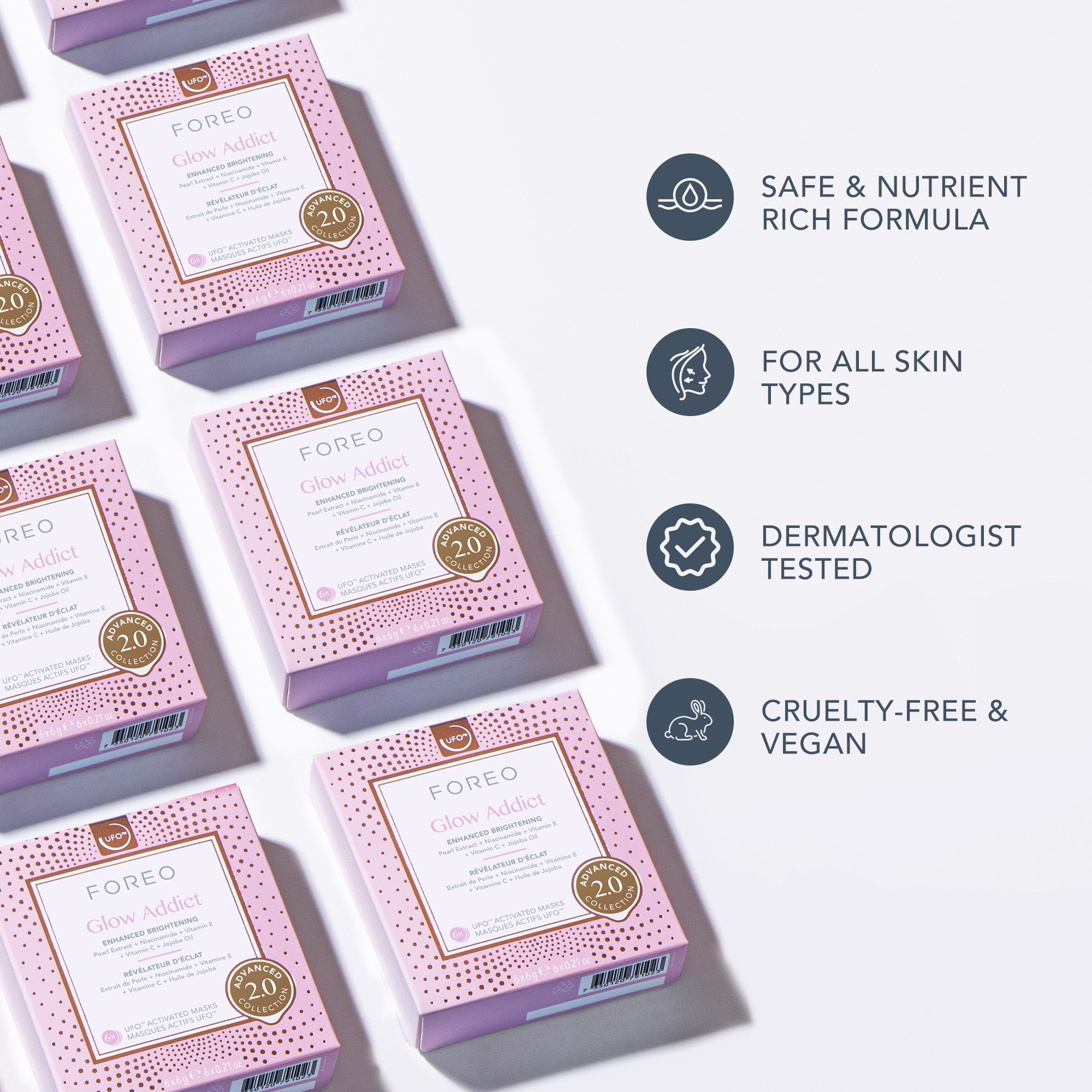 UFO Activated Mask 2.0 - 6 Pack | Glow Addict