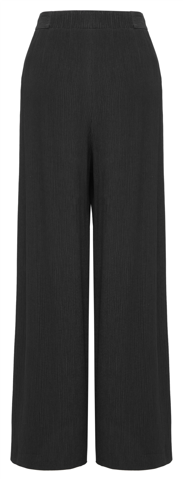 Straight-Leg Casual Pants | Black