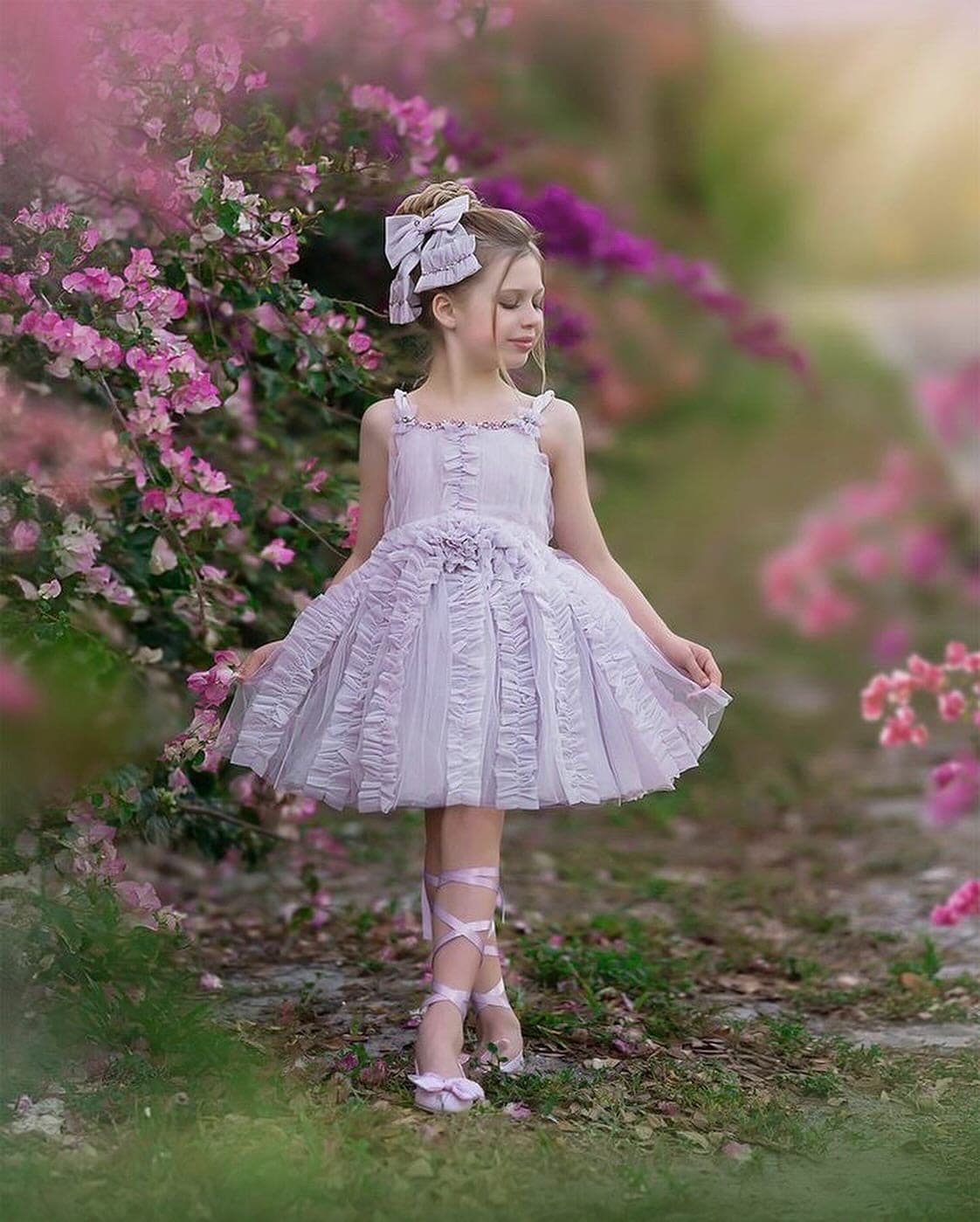Baby Girls | Ariel Tulle Dress | Lavender
