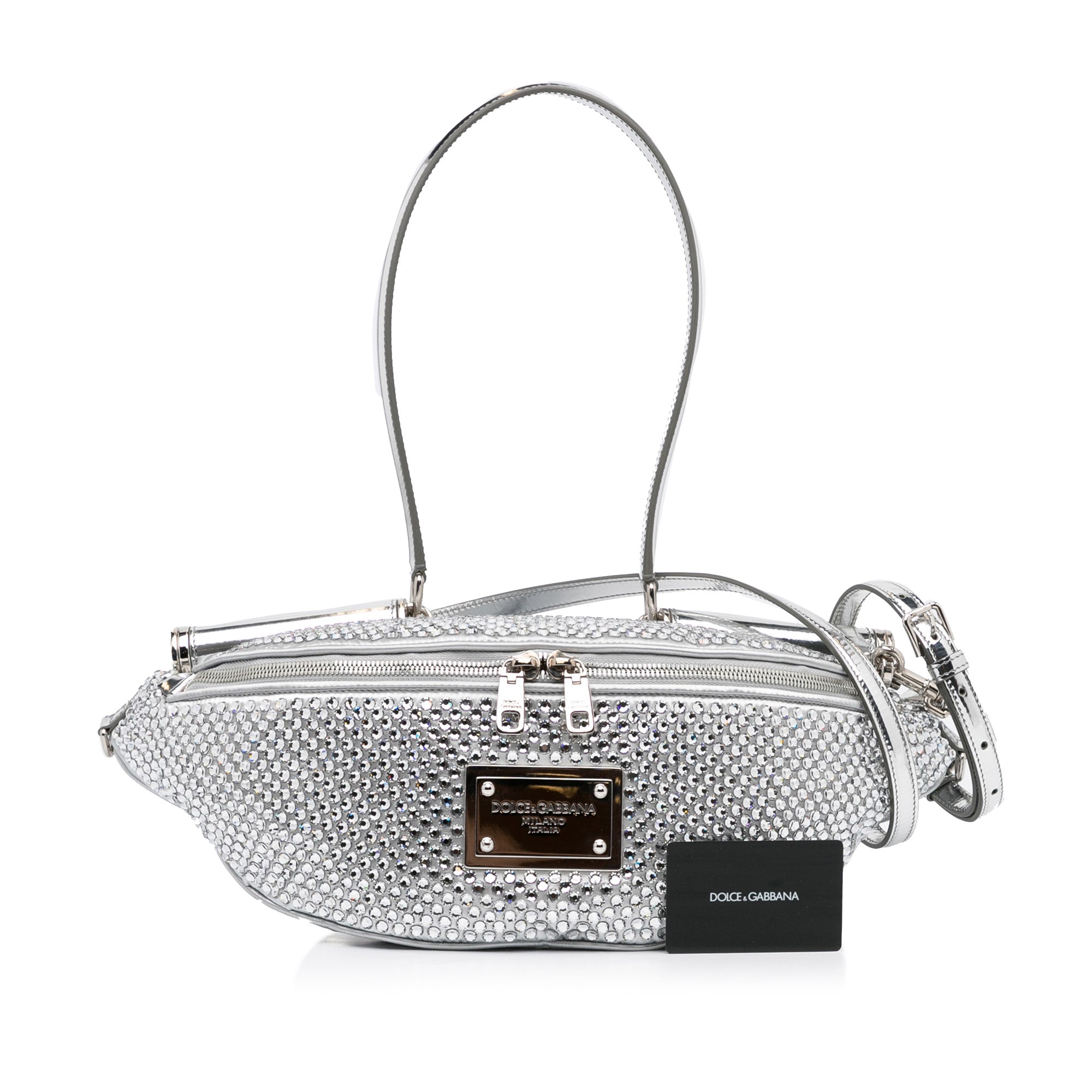 Dolce & Gabbana | Pre-Owned Miss Sicily Belt Bag | Silver