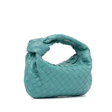 Bottega Veneta Pre-Owned Mini Patent Intrecciato Jodie | Women | Blue