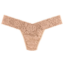Daily Lace Low Rise Thong | Taupe