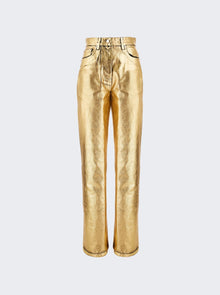 Women | Ferragamo | Flared Jeans | Gold