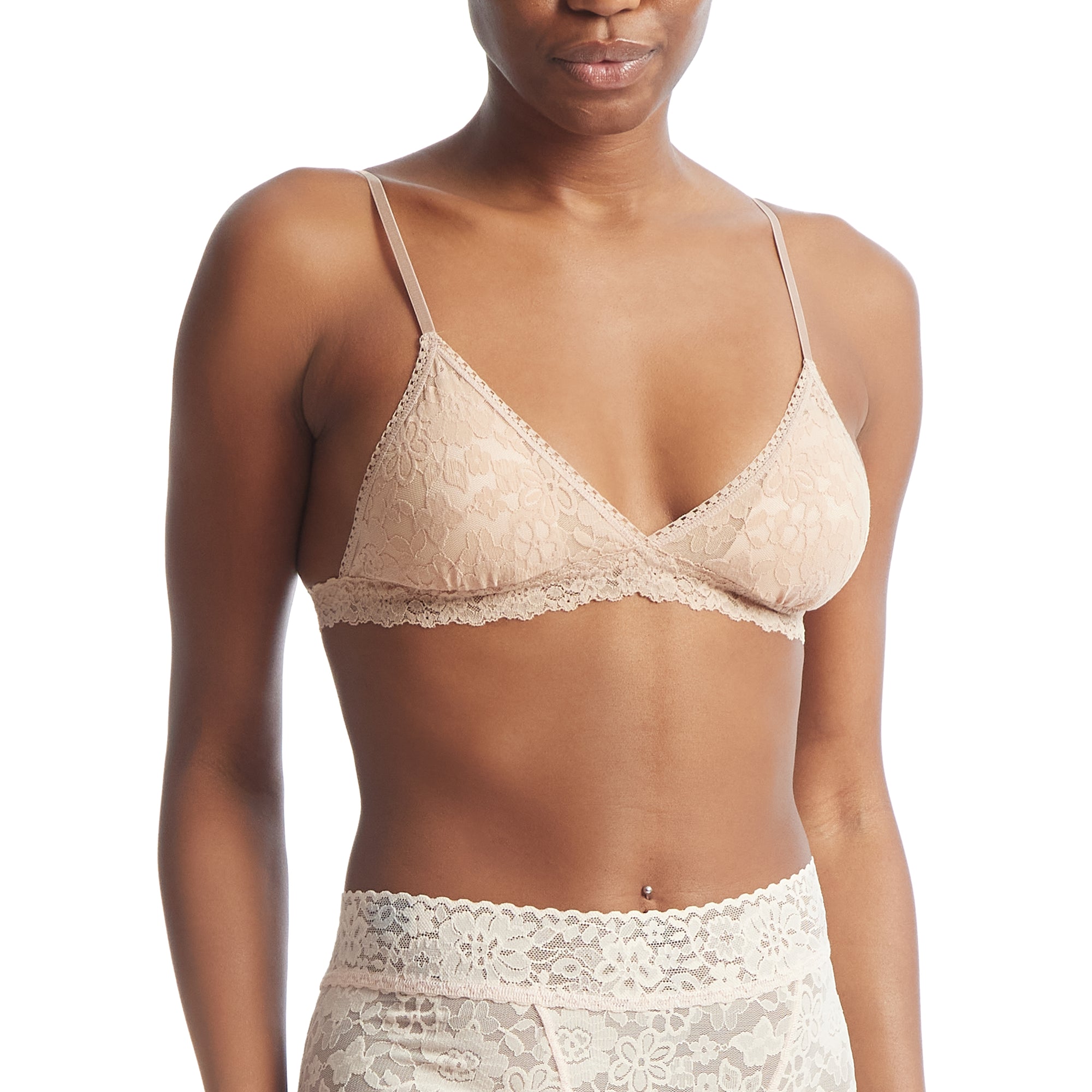 Daily Lace Padded Bralette | Taupe