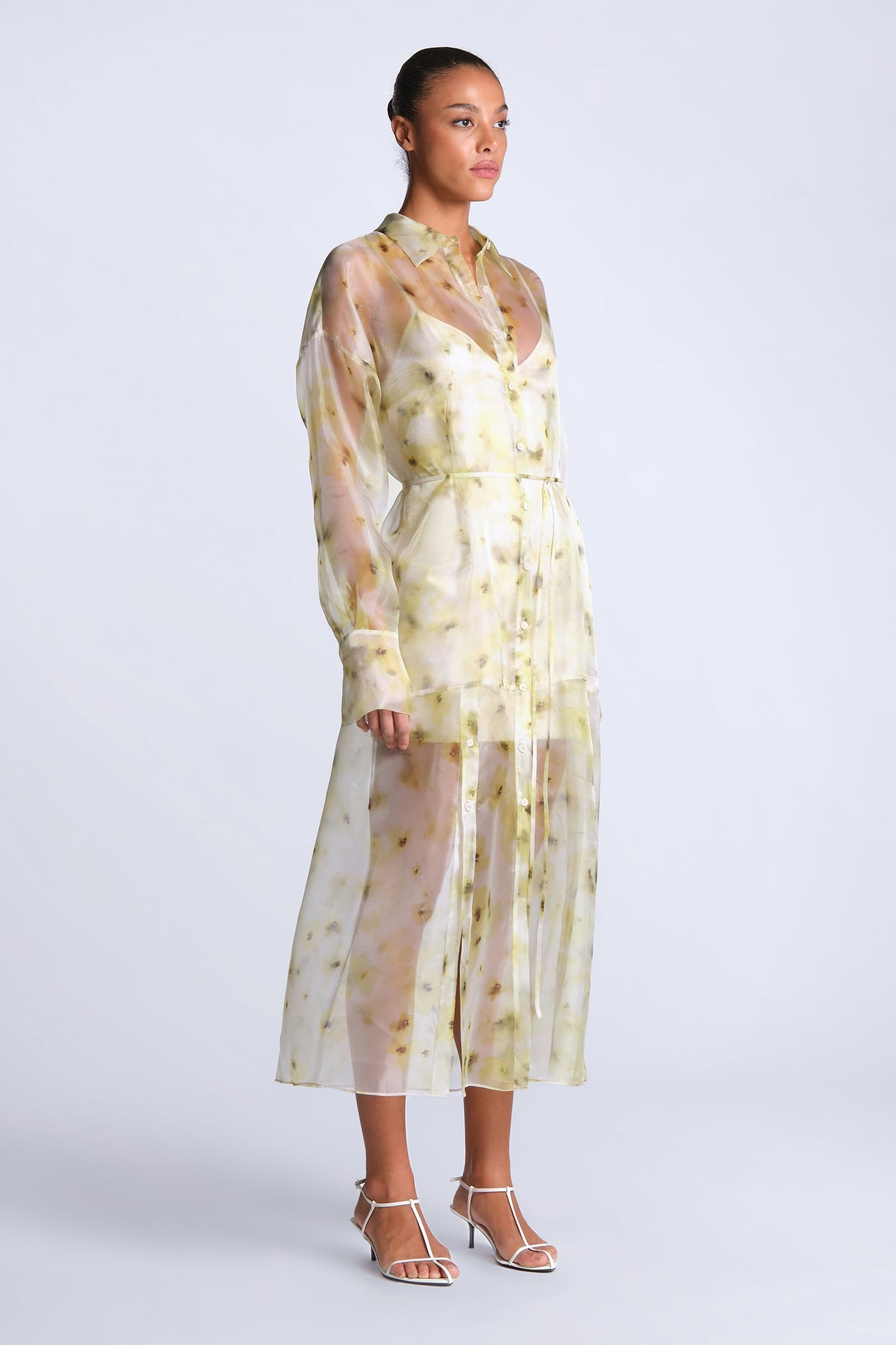 Monica Printed Dress | Bouquet Print Firefly