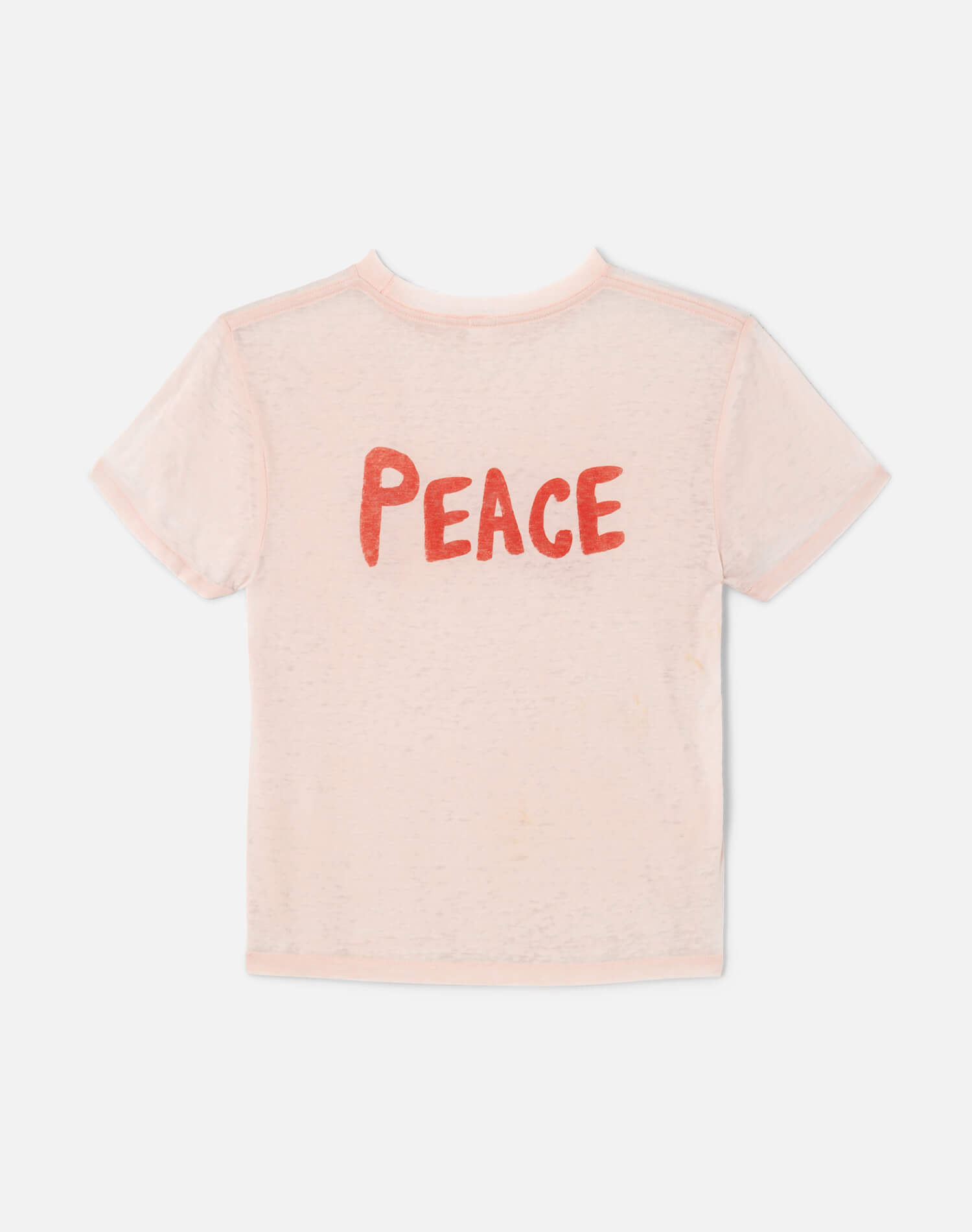Womens | Classic Tee Love And Peace | Pink Salt