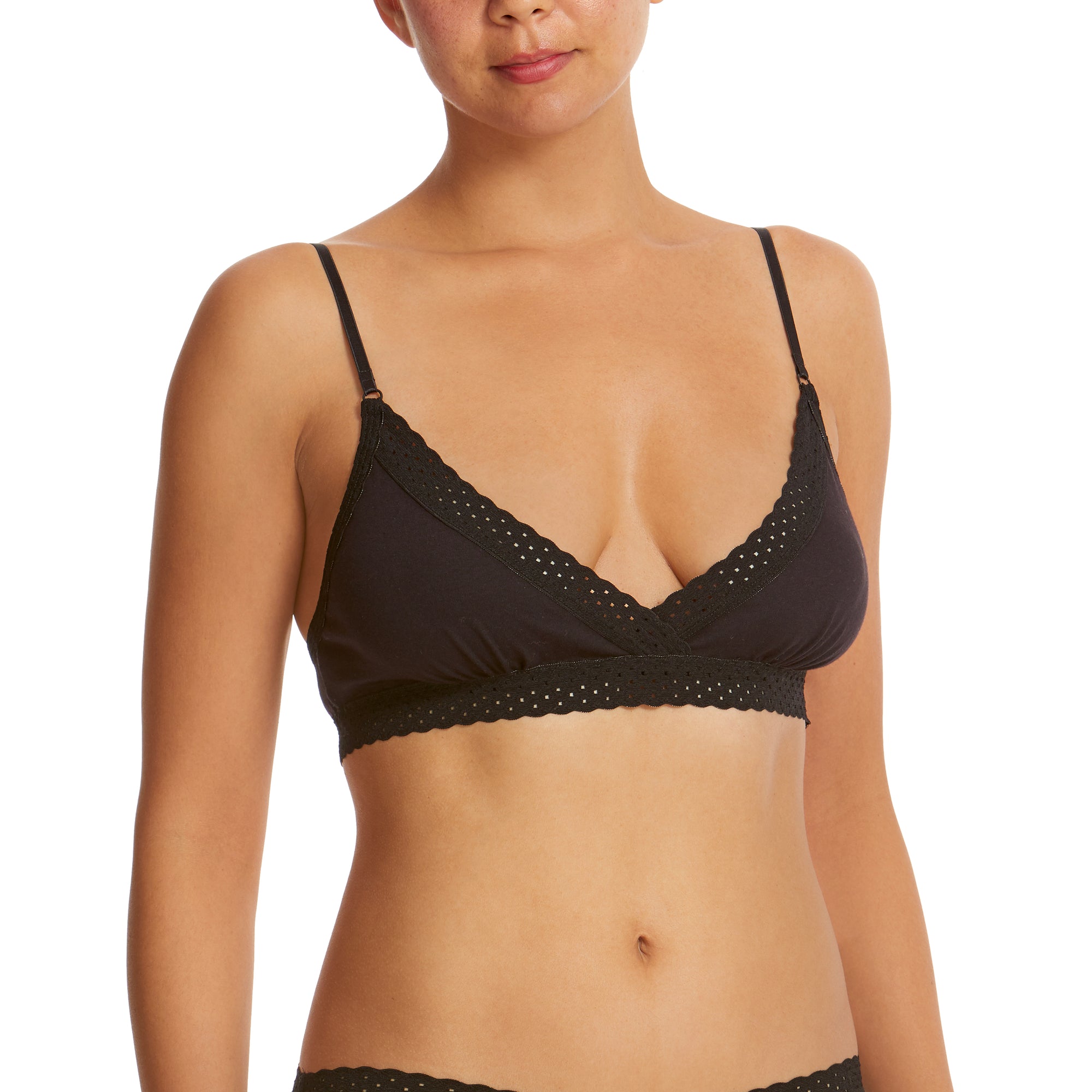 Organic Cotton Bralette | Black