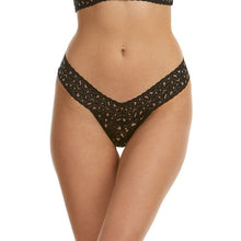 Cross-Dyed Low Rise Thong | Black x Praline (V2)