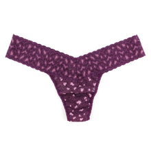 Cross-Dyed Low Rise Thong | Black Tulip/Lavender Tea