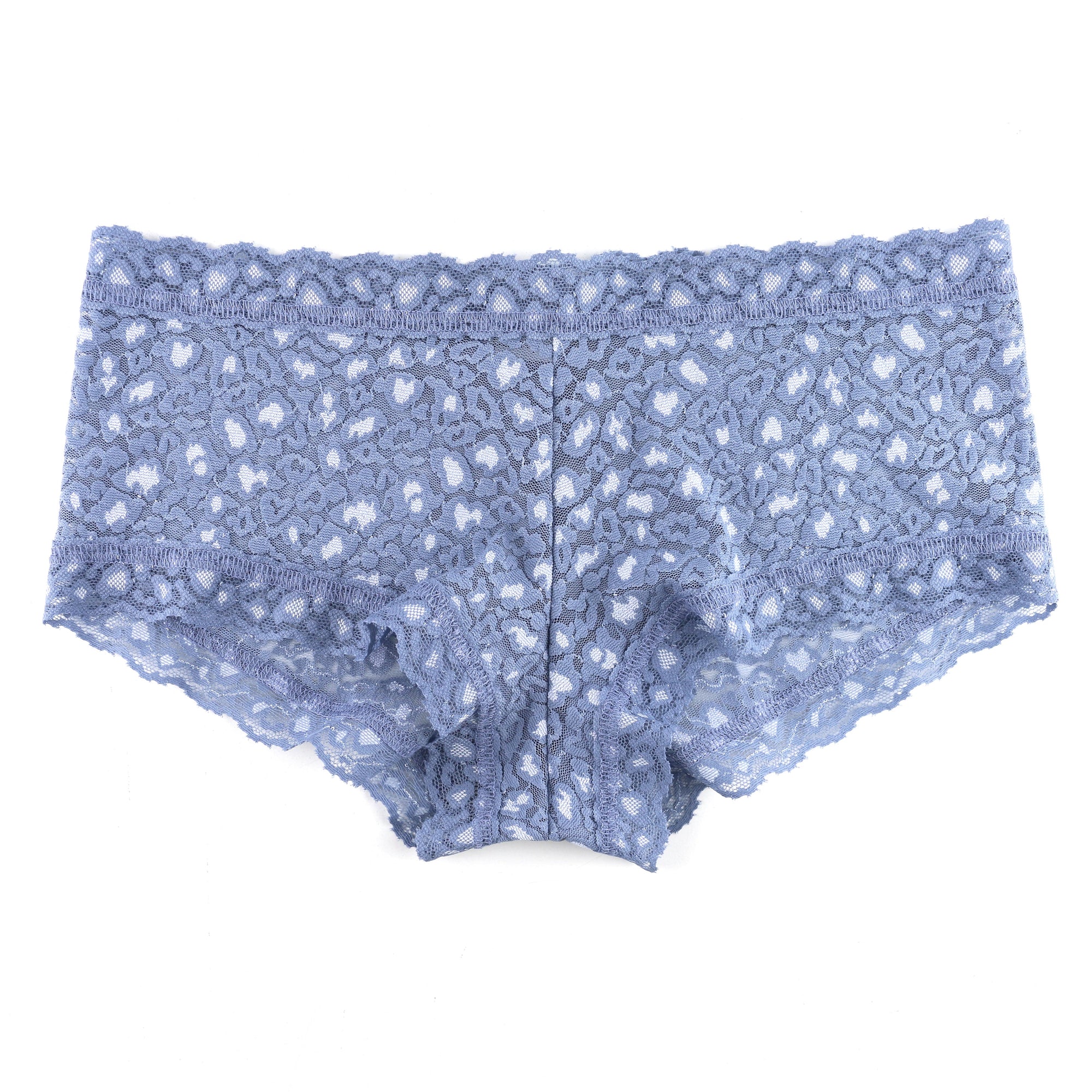 Cross-Dyed Boyshort - II | Stonewash Blue/Serenity Blue