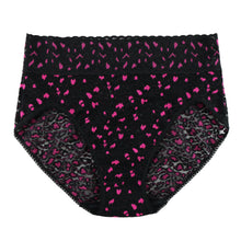 Cross-Dyed French Brief | Black x Tulip Pink