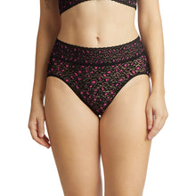 Cross-Dyed French Brief | Black x Tulip Pink