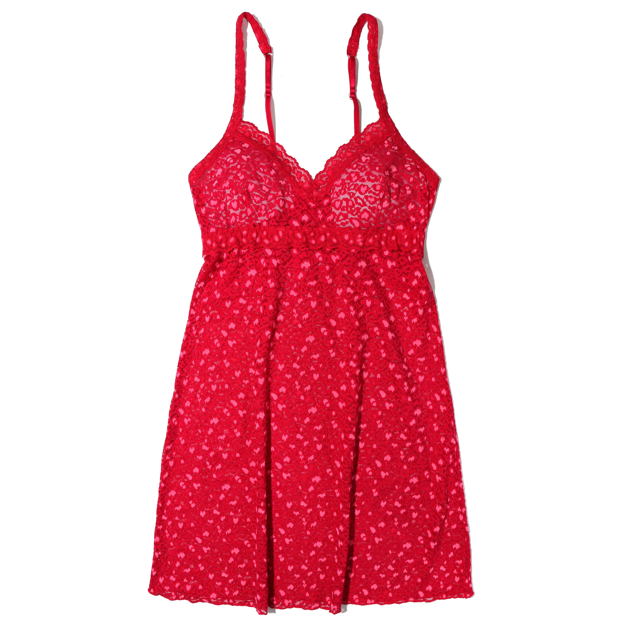 Cross-Dyed Leopard Chemise | Berry Sangria/Pink Sapphire