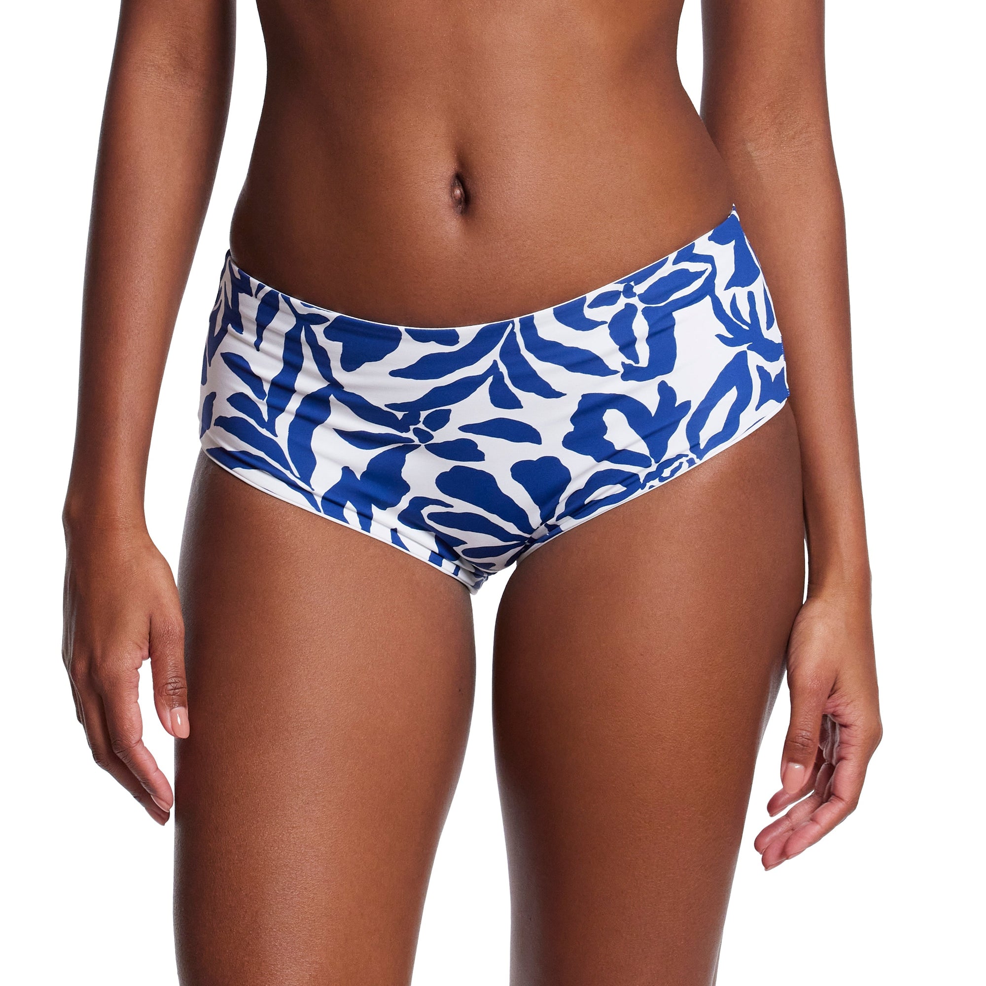 Swim Boyshort Bikini Bottom | Poolside (Blue)