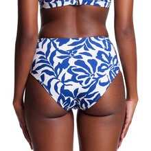 Swim High Rise Cheeky Bottom | Poolside (Blue)