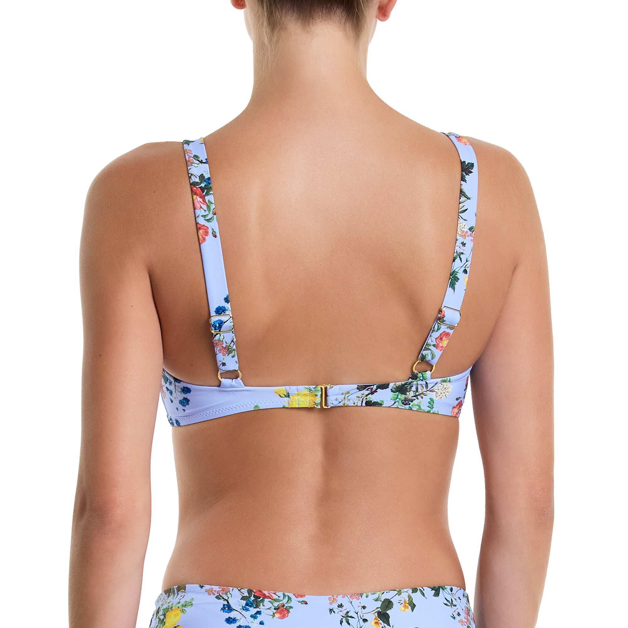 Swim Balconette Bikini Top | Thankful (Blue)