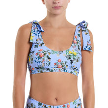 Swim Scoop Bikini Top | Thankful (Blue)
