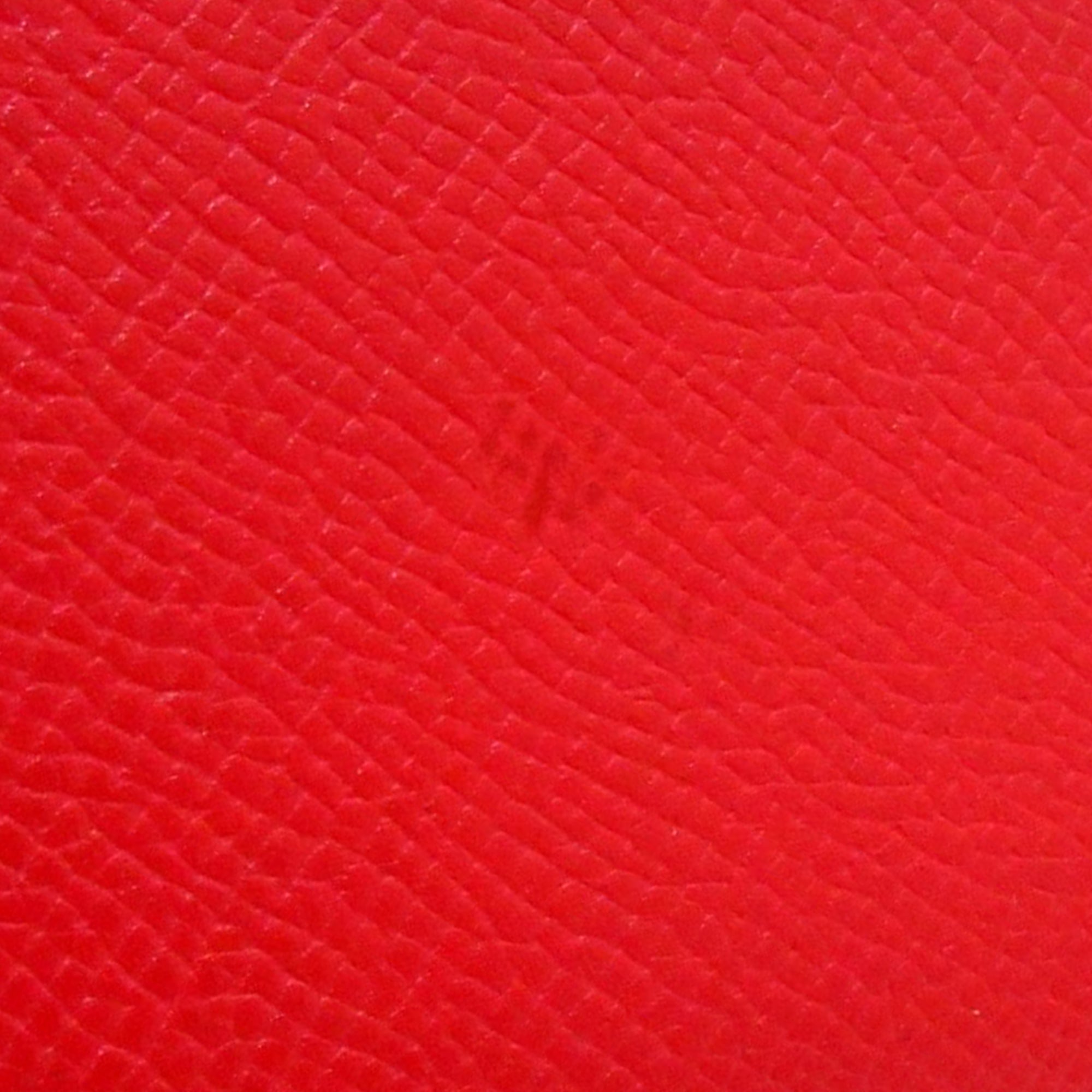 Hermès Pre-Owned Epsom Constance Compact Wallet | Women | Red x Gold