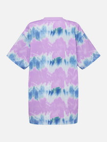 Loose Fit Printed Short-sleeve T-shirt | Purple