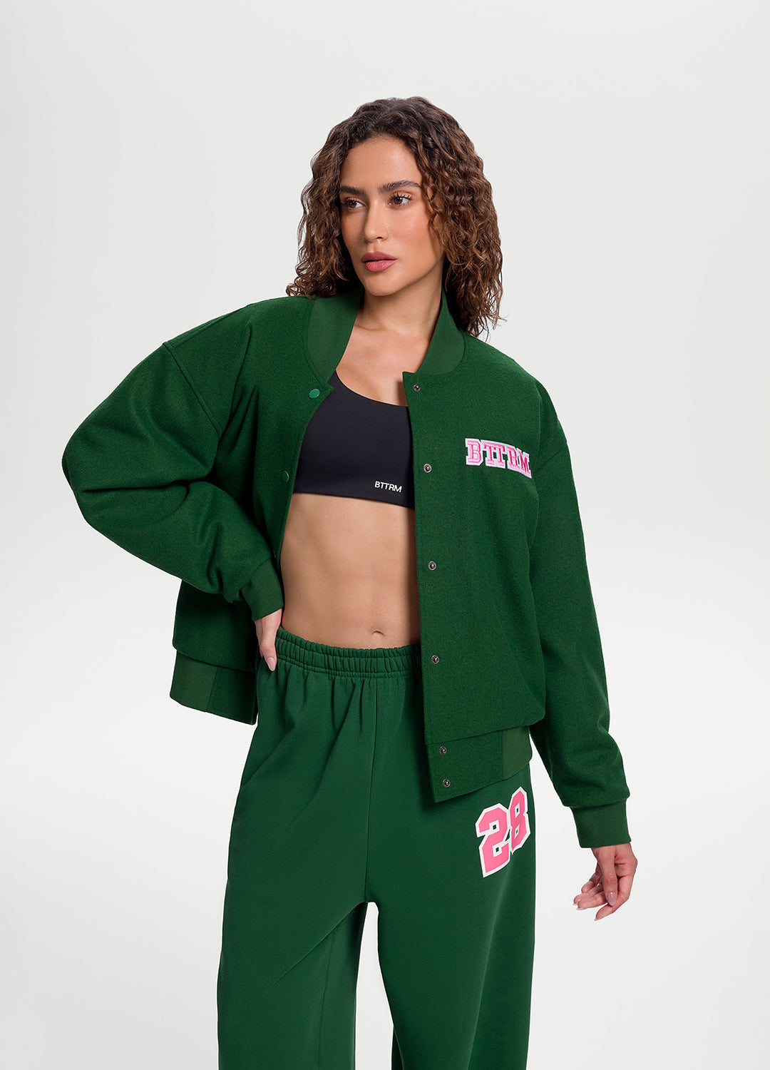 Better League Varsity Jacket | Urban Green