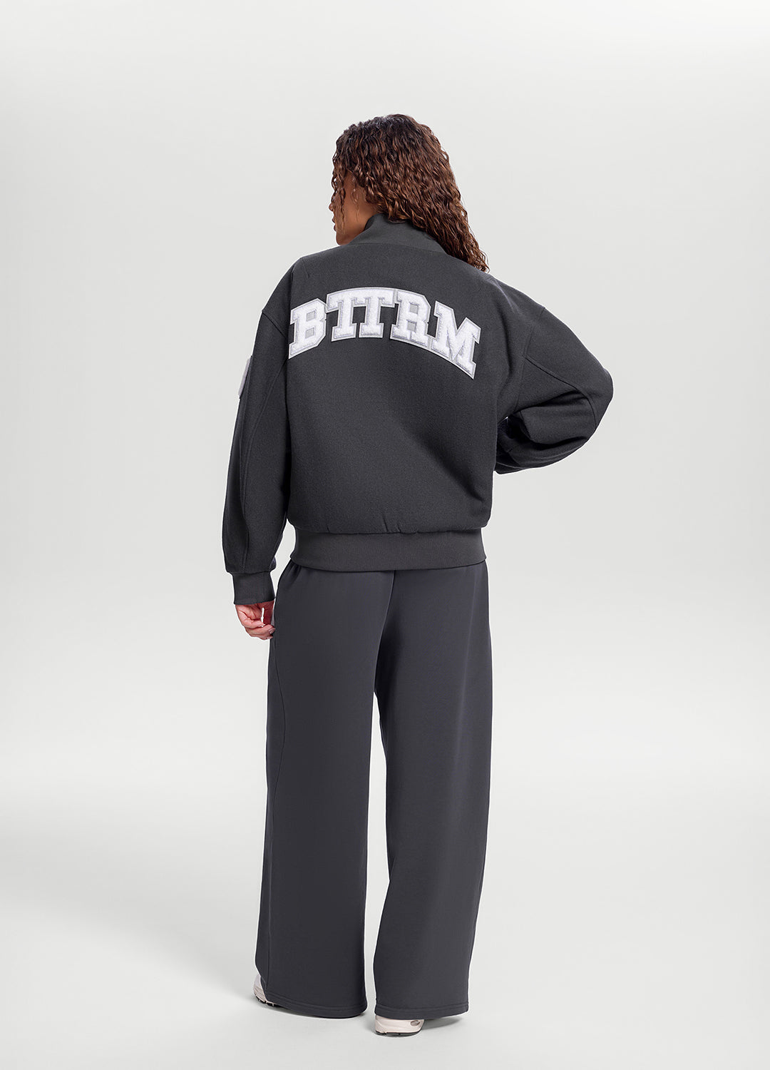 Better League Varsity Jacket | Charcoal