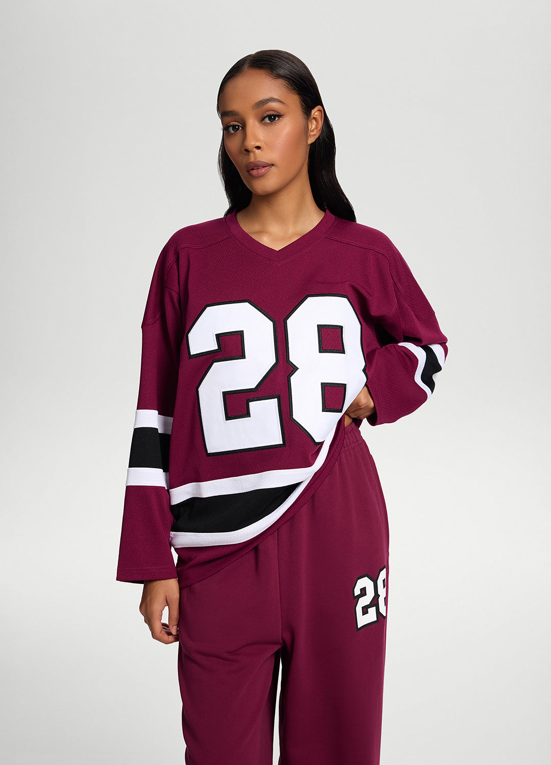 Better League Hockey Jersey | Burgundy