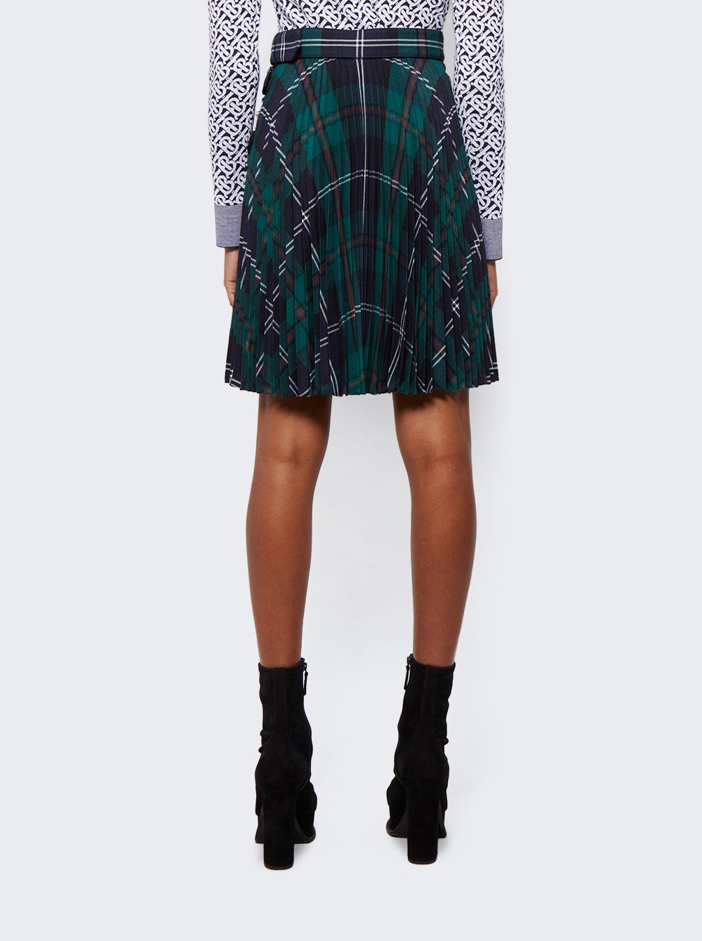 Women | BURBERRY | Classic Skirt | Dark Viridian Green