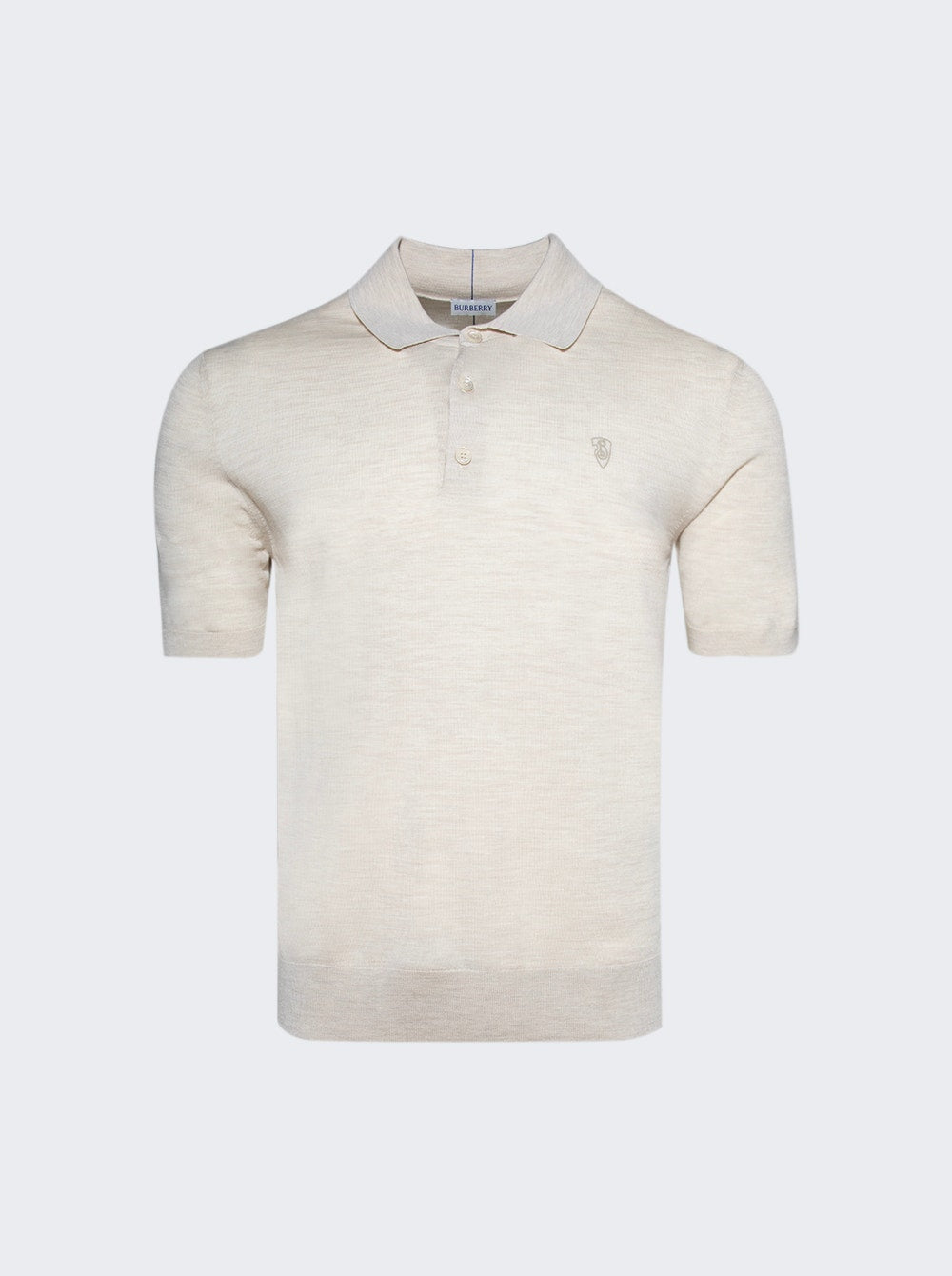 Men | BURBERRY | Wool Polo Shirt | Nutmeg