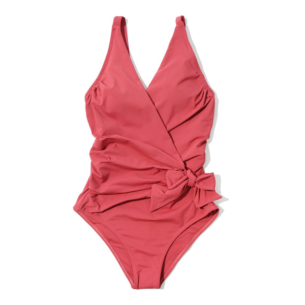 Swim Wrap One Piece | Sunbaked (Red)