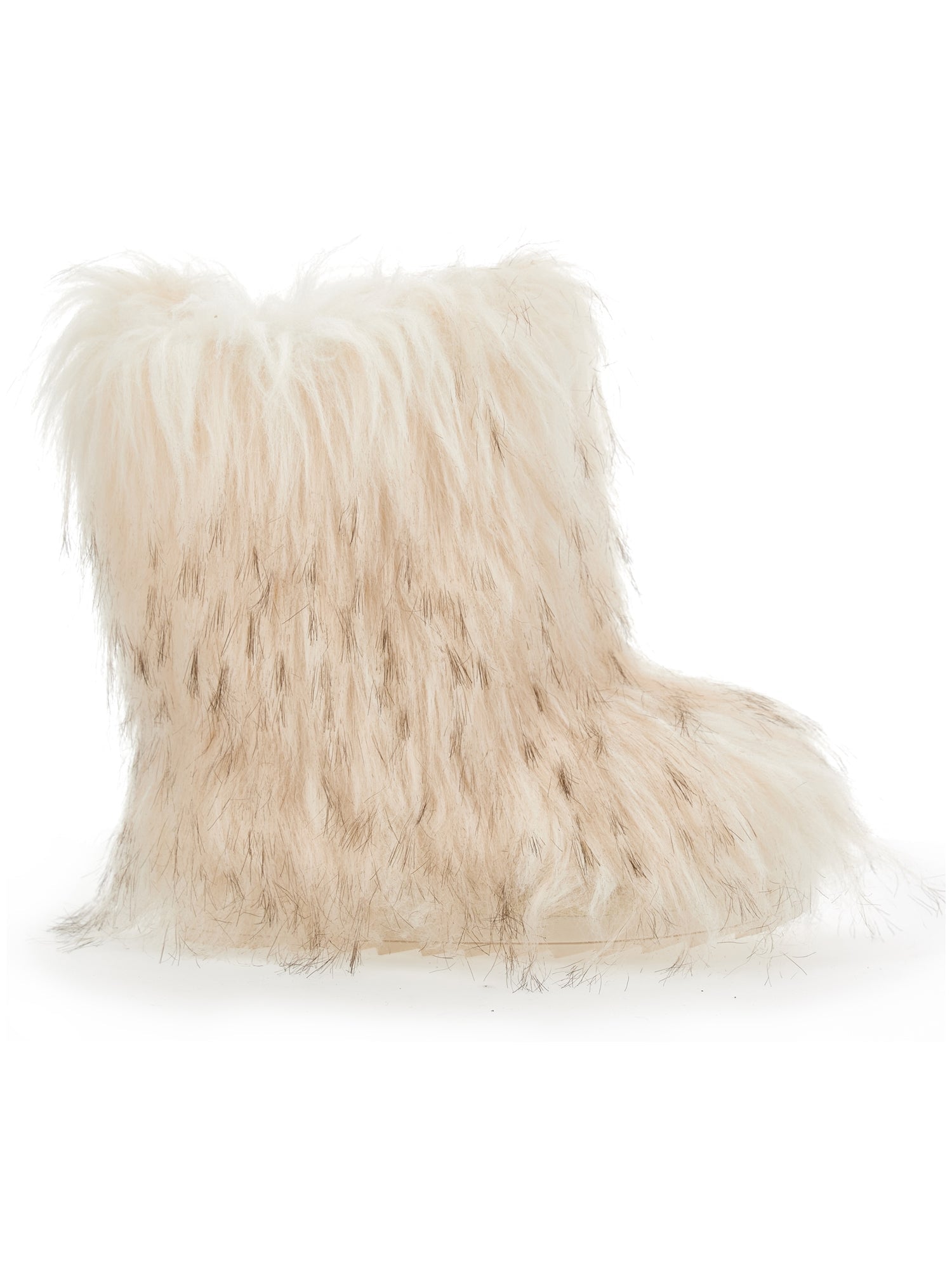 Girls | Plush Snow Boots | Ecru