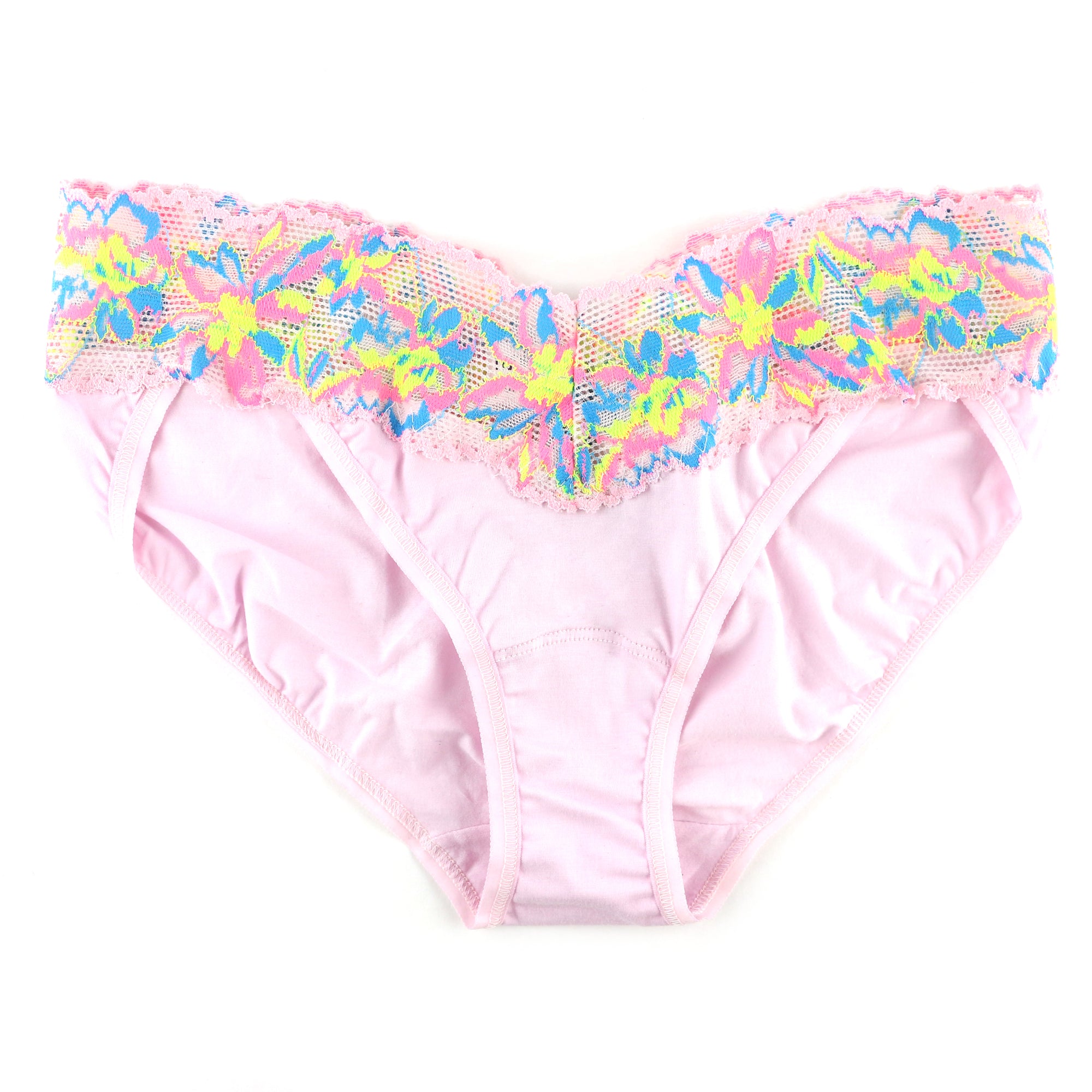 Cotton V-Kini | Pink Multi