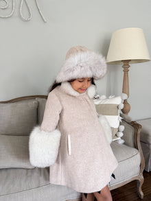 Girl | Karenina Kids' Fur Hat | Gray