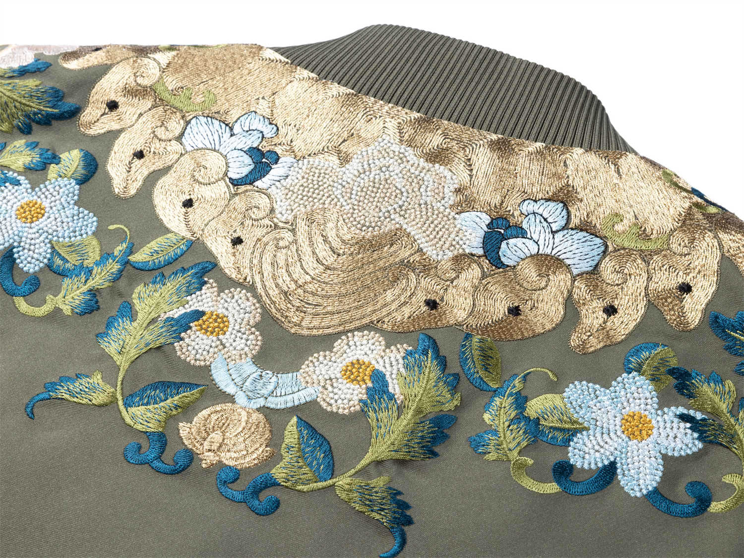 Embroidered Jacket | Green