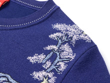 Embroidered Cardigan | Purple