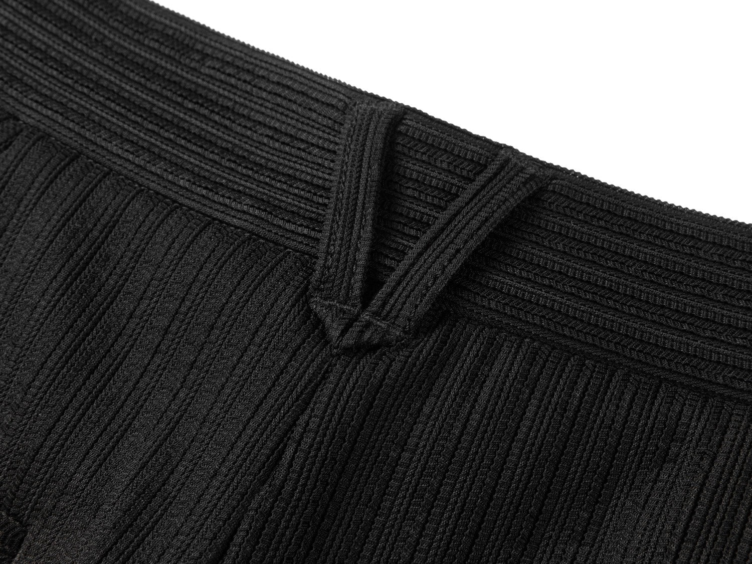 Stretch Denim Suit Pant | Black