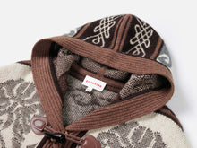 Long Hooded Sweater | Brown