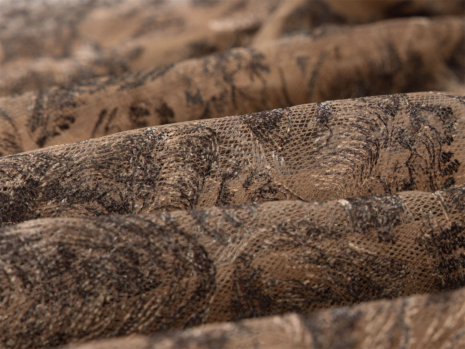 Chinese Style Embroidered Skirt | Brown