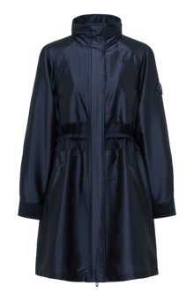 Triacetate Trench Coat | Navy