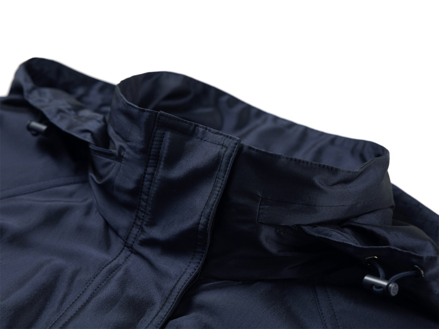 Triacetate Trench Coat | Navy